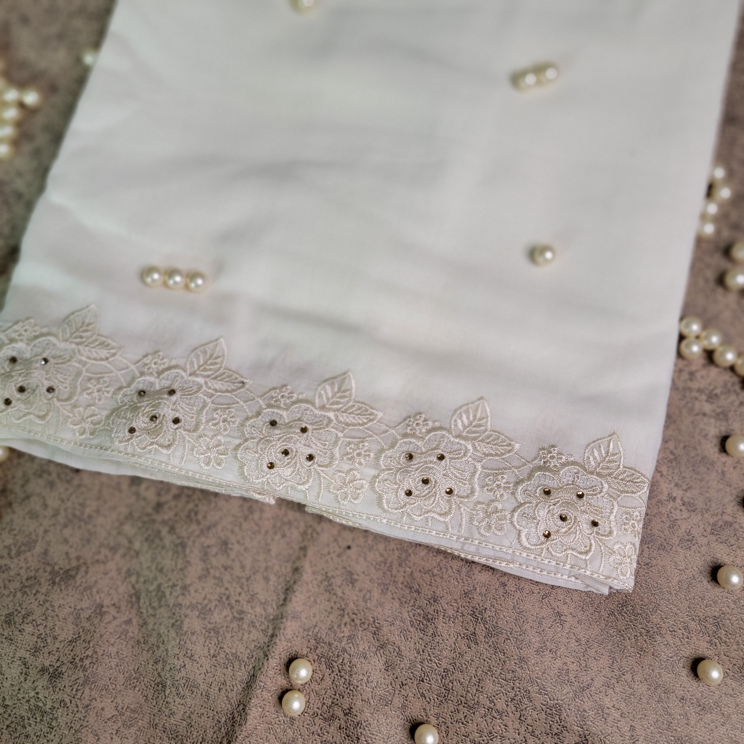 Zahra Embroidered Swiss Lawn