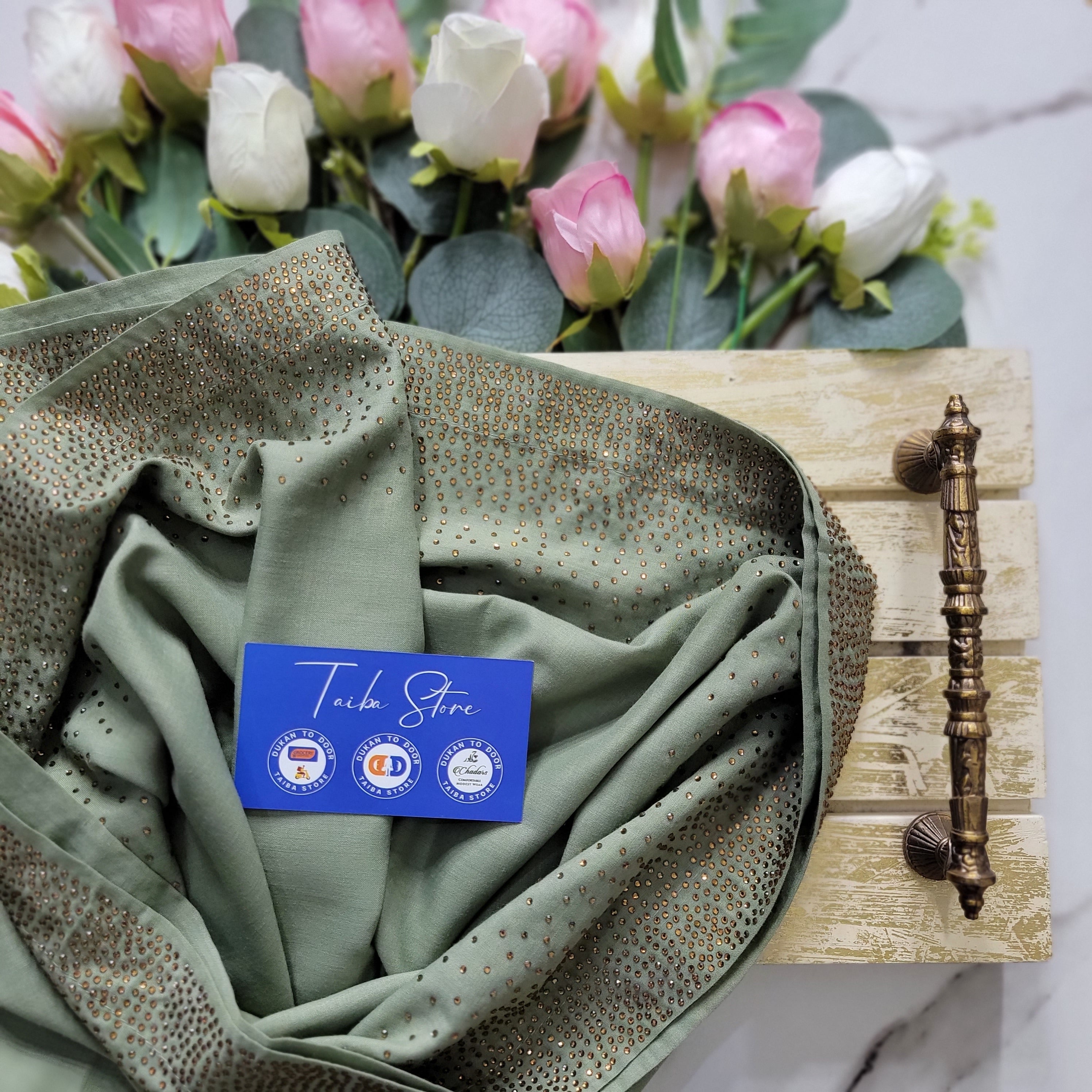 Rainy Stone Work Chadar