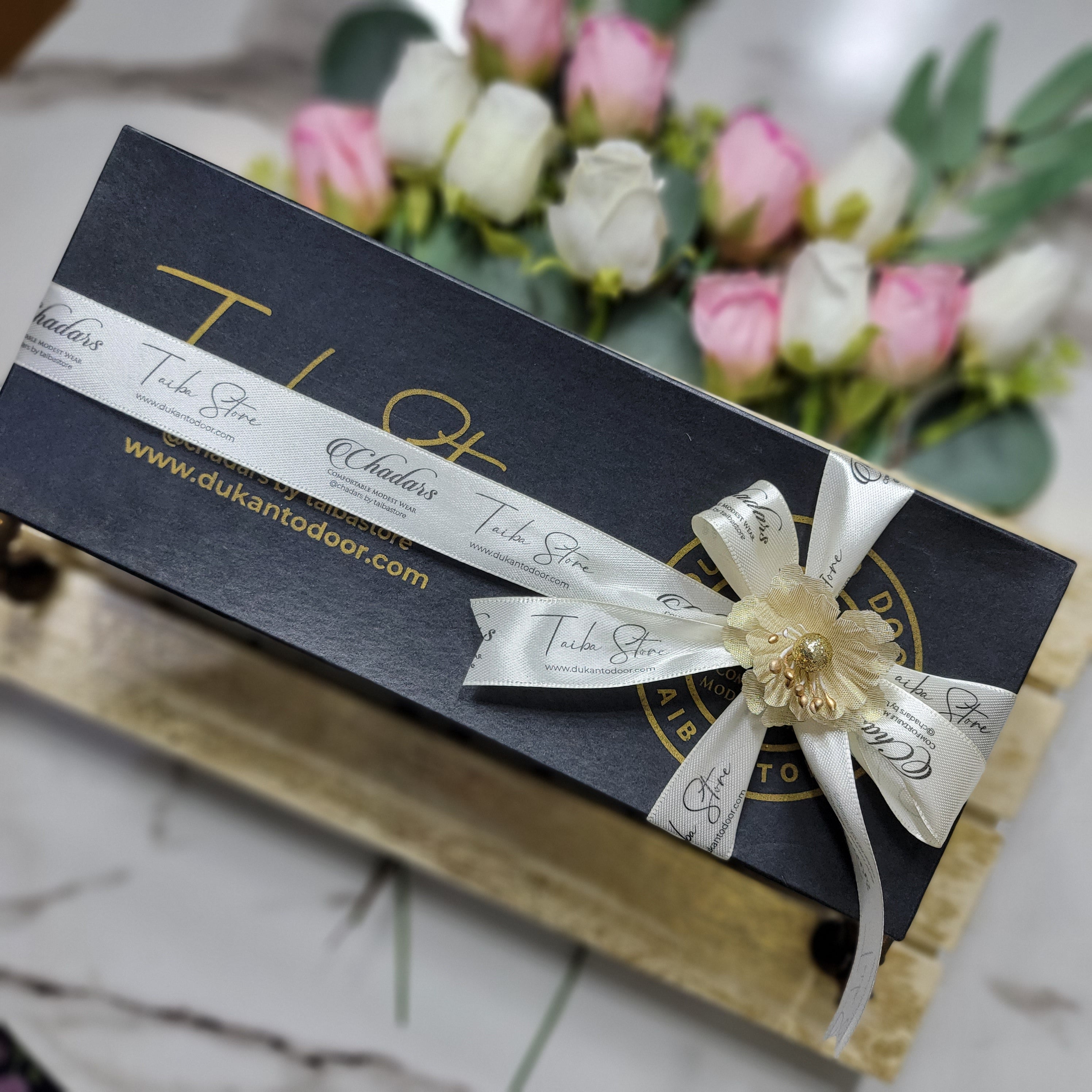 Premium Gift Box (Floral Ribbon)