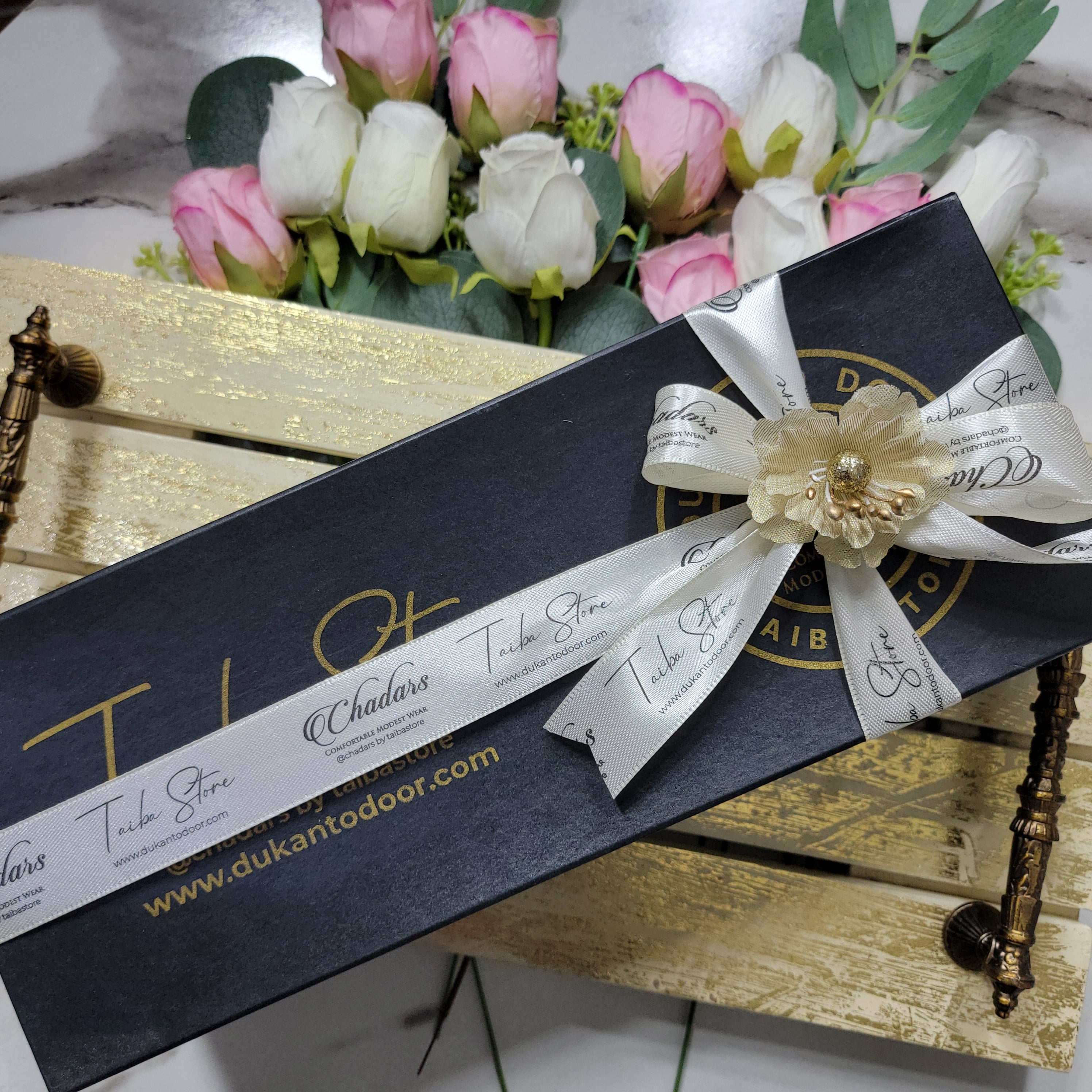 Premium Gift Box (Floral Ribbon)