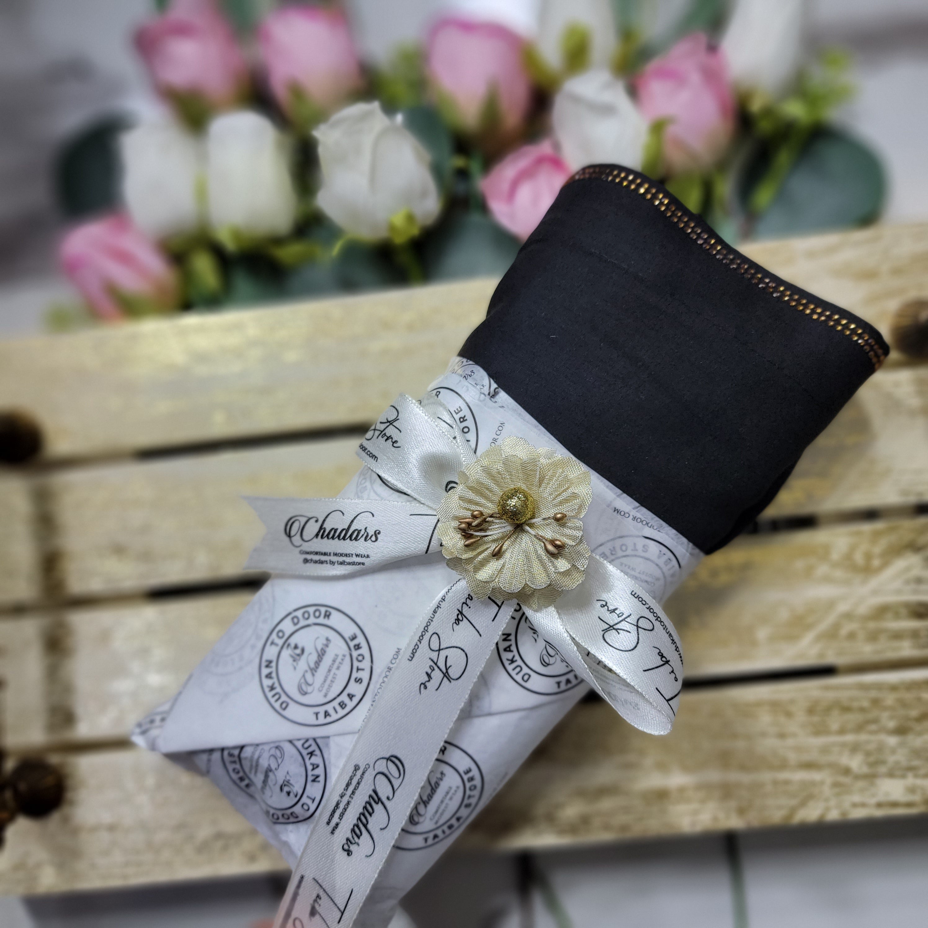 Floral Ribbon Gift Wrap
