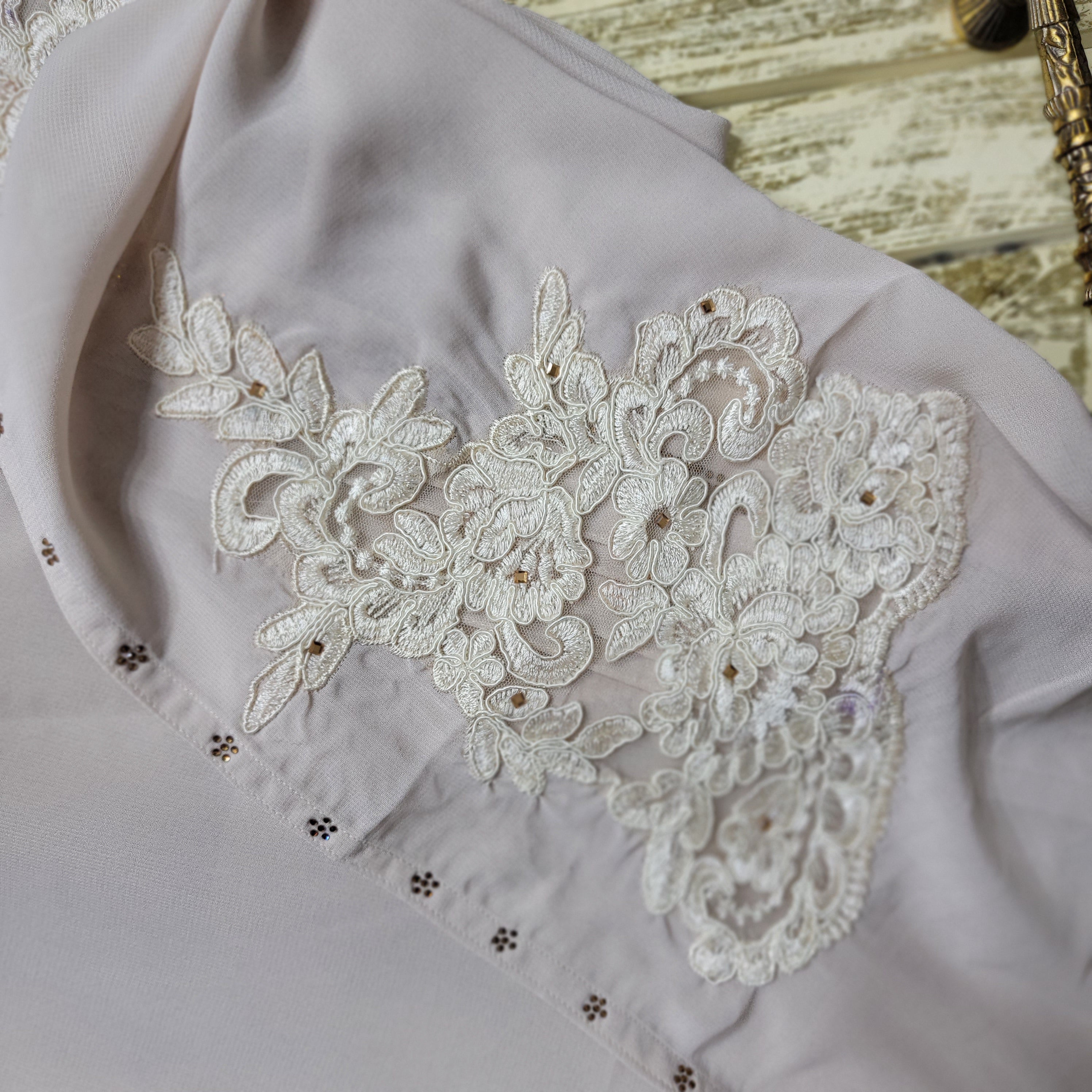 Cream Bridal Applique