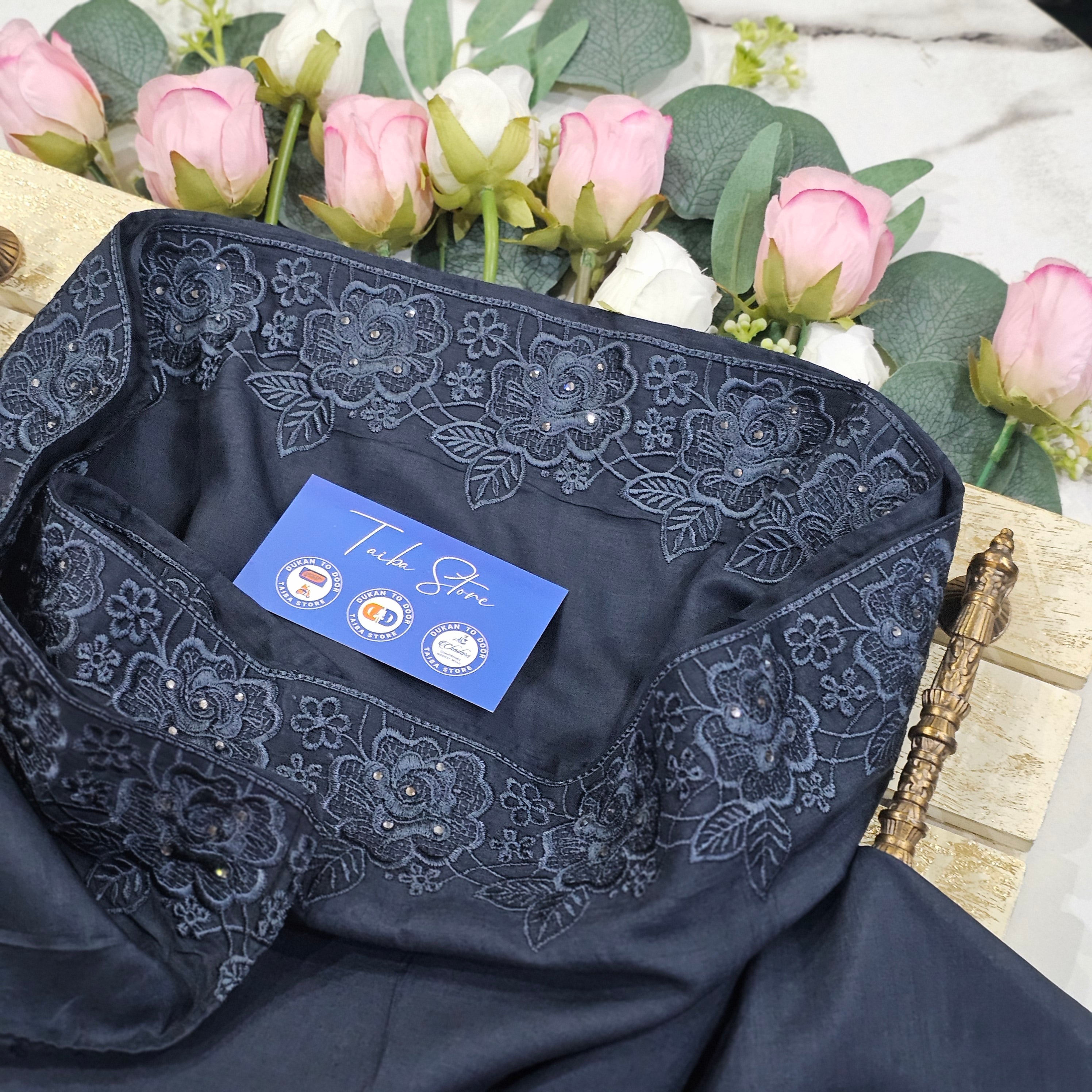 Zahra Embroidered Swiss Lawn