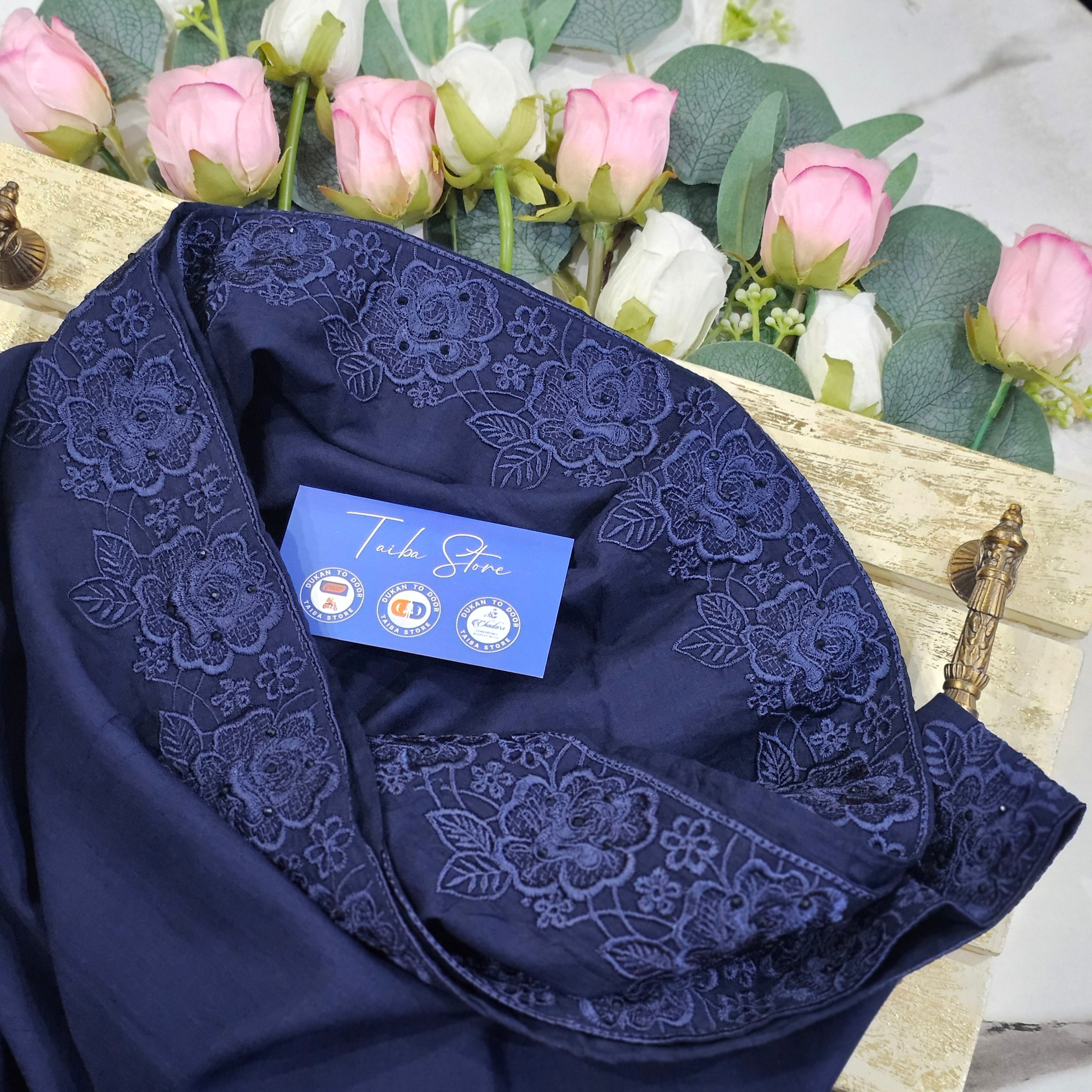 Zahra Embroidered Swiss Lawn