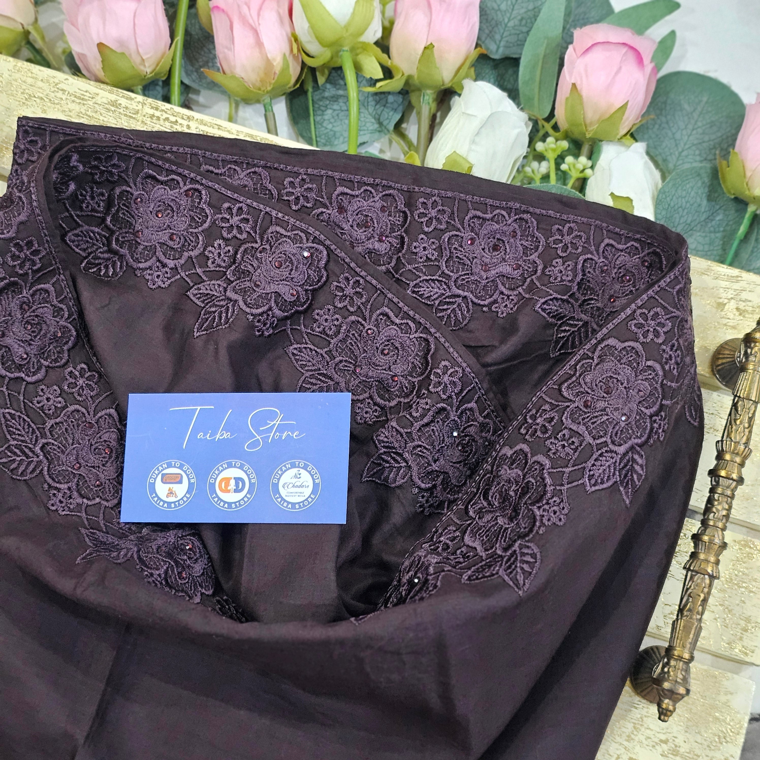 Zahra Embroidered Swiss Lawn