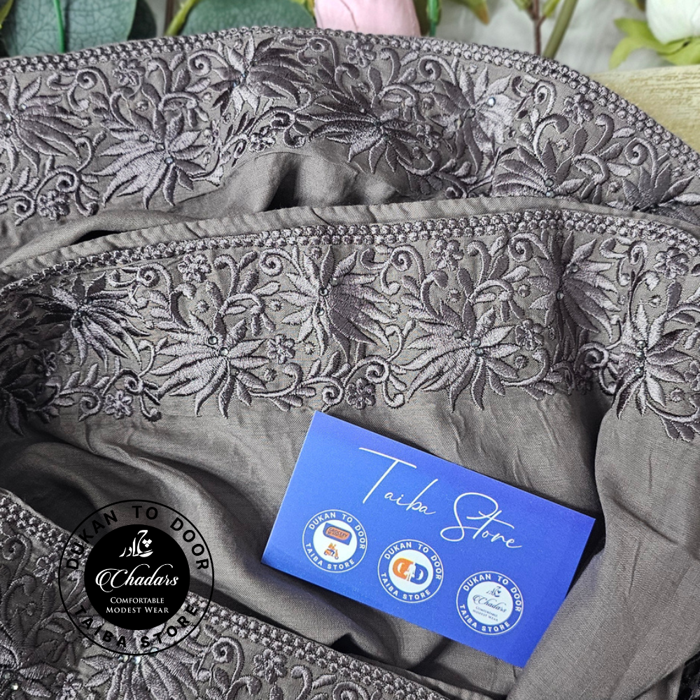 Lalezar Embroidered Swiss Lawn