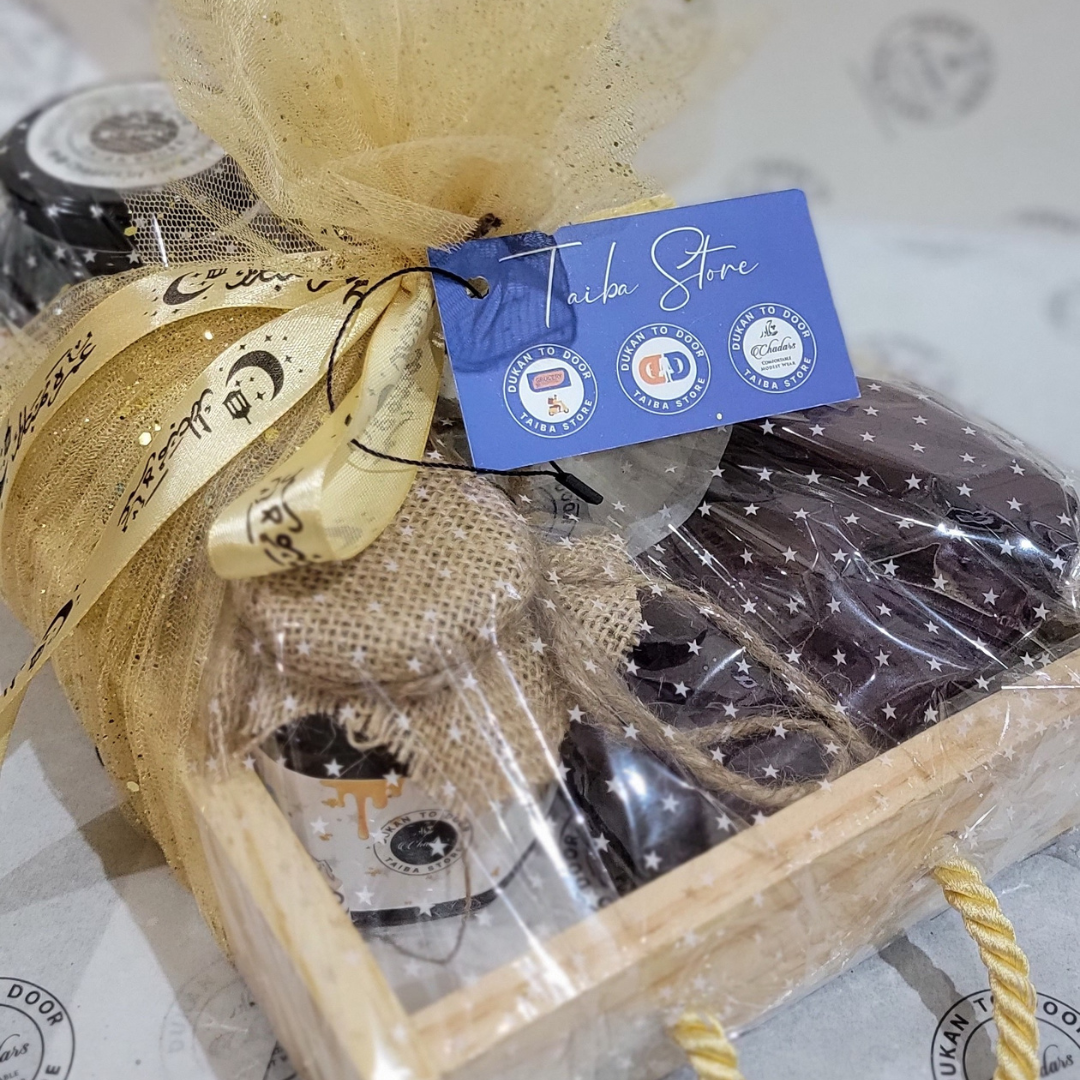 PACKAGE 4 — Wooden Tray Gift Set