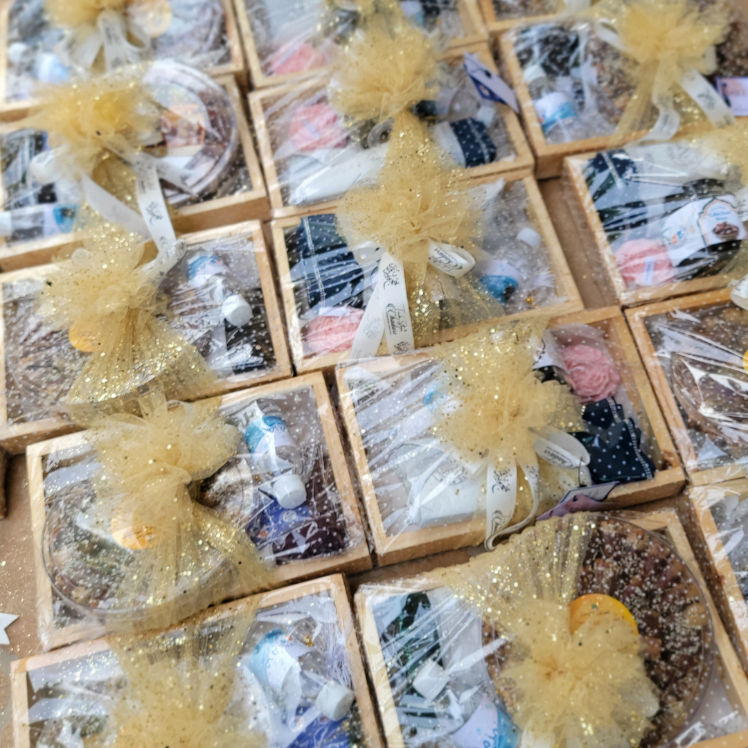 PACKAGE 4 — Wooden Tray Gift Set