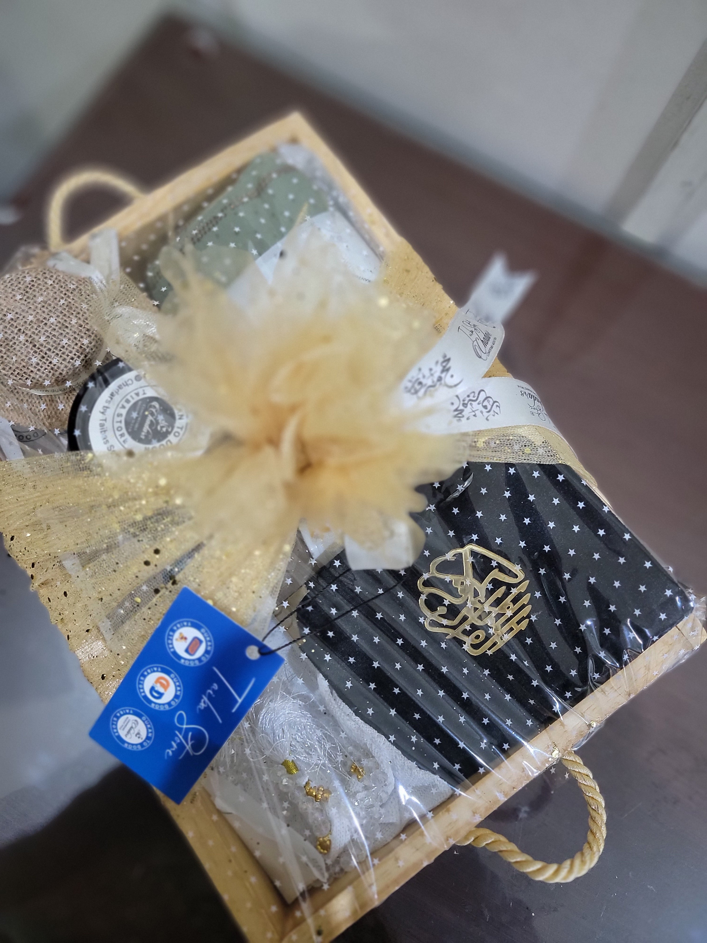 PACKAGE 5 — Premium Wooden Tray Gift Set