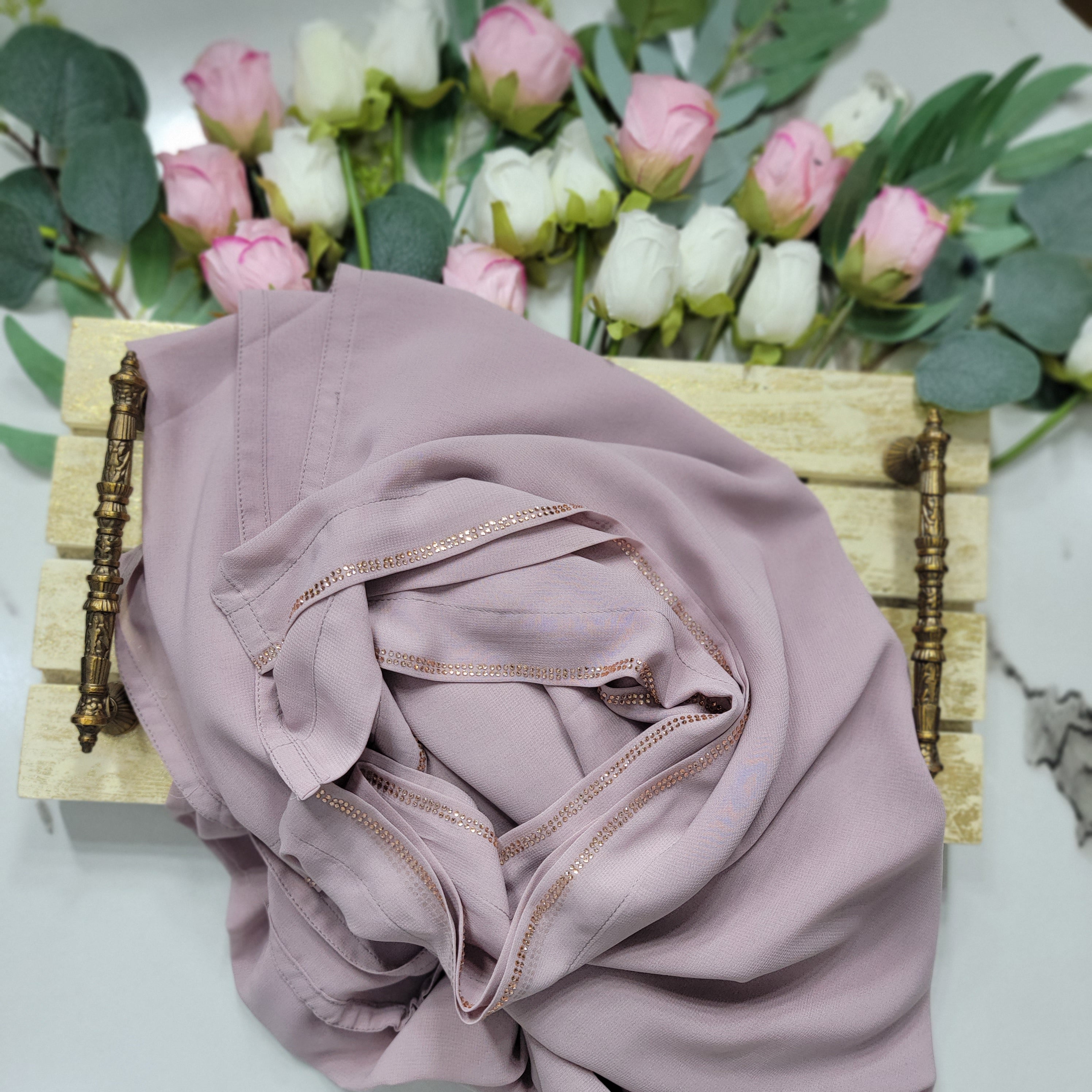 Stone Line Korean Chiffon