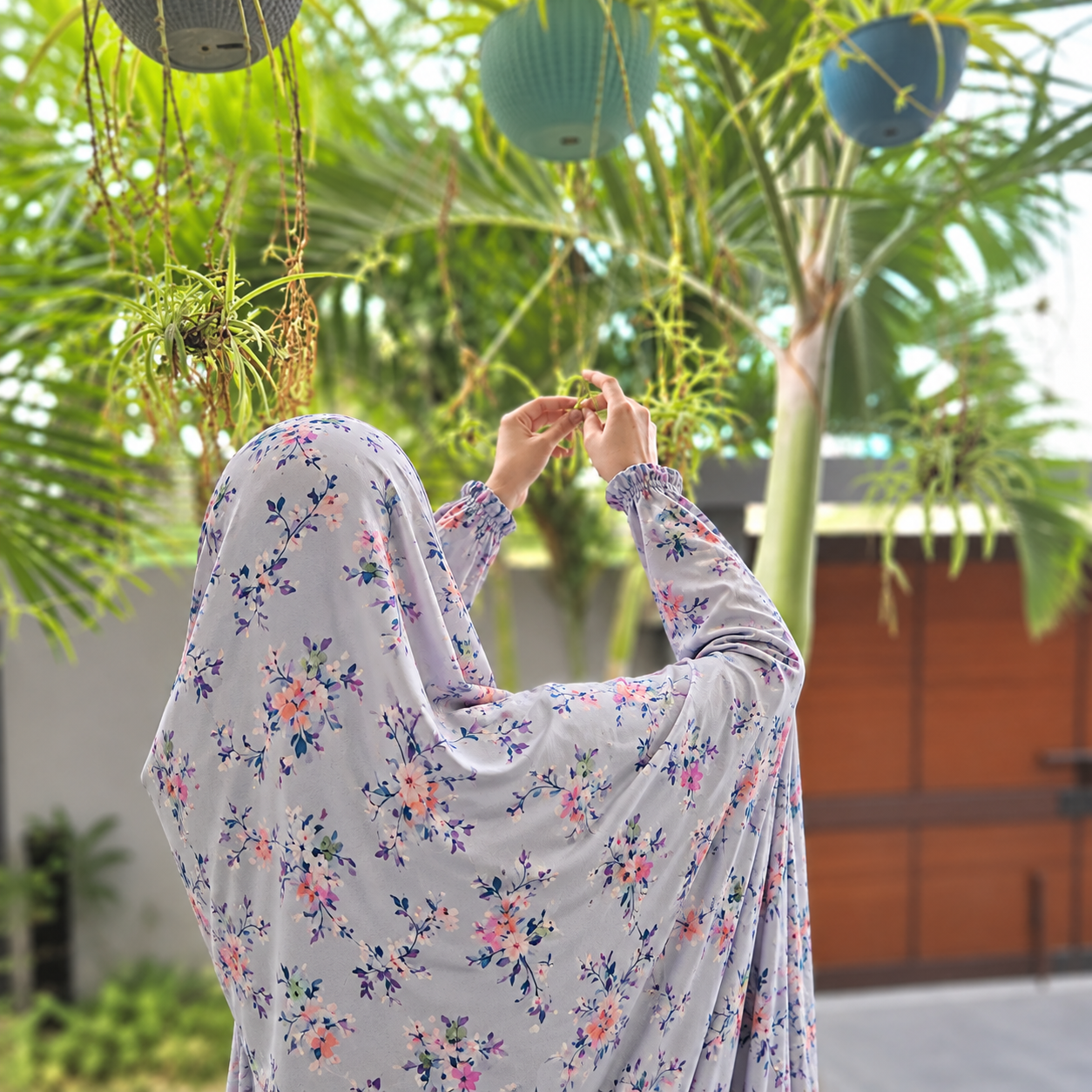 Lilac Floral - Full Length