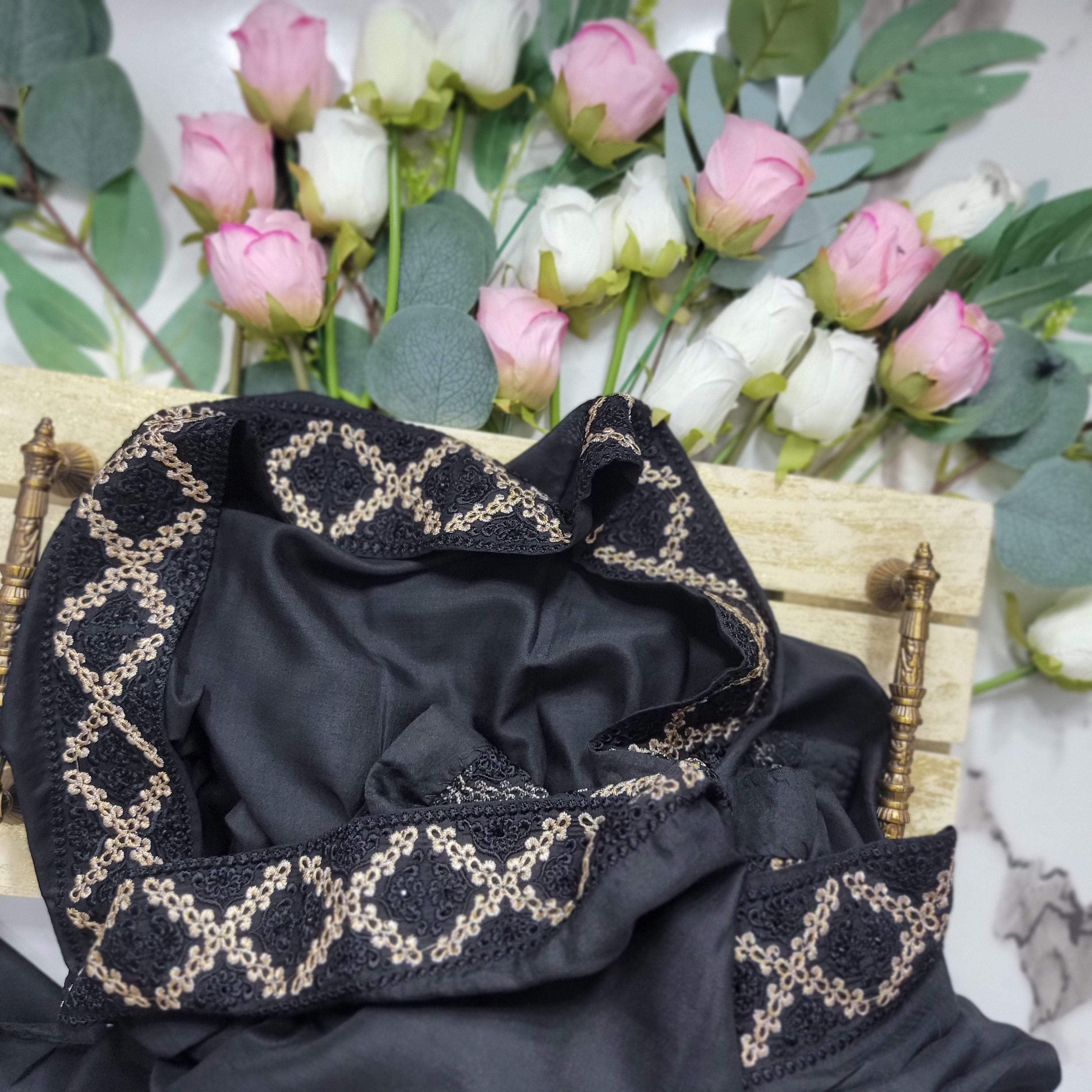 Swiss Lawn Embroidery & Stone Work